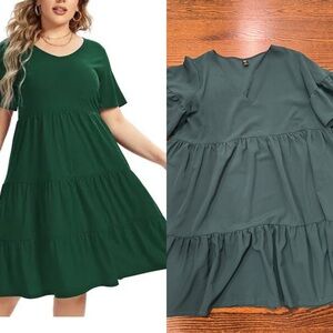 Green Shift Dress